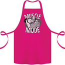 Gym Muscle Mode Bodybuilding Weightlifting Cotton Apron 100% Organic Pink