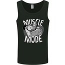Gym Muscle Mode Bodybuilding Weightlifting Mens Vest Tank Top Black