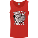 Gym Muscle Mode Bodybuilding Weightlifting Mens Vest Tank Top Red
