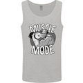 Gym Muscle Mode Bodybuilding Weightlifting Mens Vest Tank Top Sports Grey