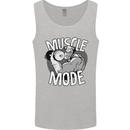 Gym Muscle Mode Bodybuilding Weightlifting Mens Vest Tank Top Sports Grey