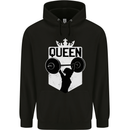 Gym Queen Female Bodybuilding Training Childrens Kids Hoodie Black