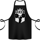 Gym Queen Female Bodybuilding Training Cotton Apron 100% Organic Black