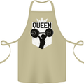 Gym Queen Female Bodybuilding Training Cotton Apron 100% Organic Khaki