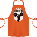 Gym Queen Female Bodybuilding Training Cotton Apron 100% Organic Orange