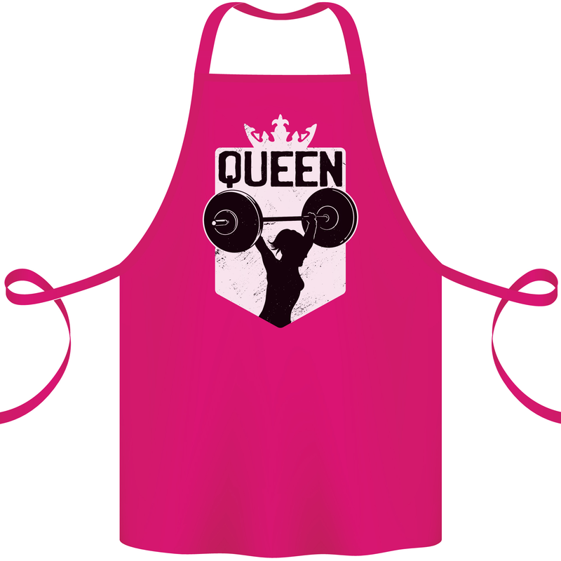 Gym Queen Female Bodybuilding Training Cotton Apron 100% Organic Pink