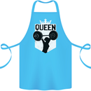 Gym Queen Female Bodybuilding Training Cotton Apron 100% Organic Turquoise