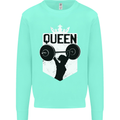 Gym Queen Female Bodybuilding Training Kids Sweatshirt Jumper Peppermint