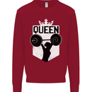 Gym Queen Female Bodybuilding Training Kids Sweatshirt Jumper Red