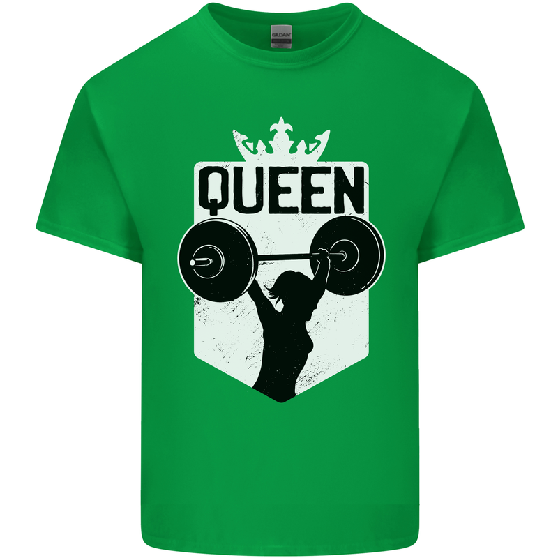 Gym Queen Female Bodybuilding Training Kids T-Shirt Childrens Irish Green