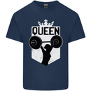 Gym Queen Female Bodybuilding Training Kids T-Shirt Childrens Navy Blue
