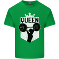 Gym Queen Female Bodybuilding Training Mens Cotton T-Shirt Tee Top Irish Green