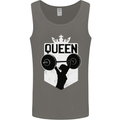 Gym Queen Female Bodybuilding Training Mens Vest Tank Top Charcoal