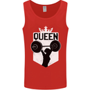 Gym Queen Female Bodybuilding Training Mens Vest Tank Top Red