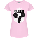 Gym Queen Female Bodybuilding Training Womens Petite Cut T-Shirt Light Pink