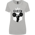 Gym Queen Female Bodybuilding Training Womens Wider Cut T-Shirt Sports Grey