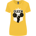 Gym Queen Female Bodybuilding Training Womens Wider Cut T-Shirt Yellow