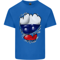 Gym Russian Flag Ripped Muscles Russia Kids T-Shirt Childrens Royal Blue