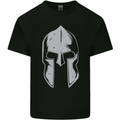 Gym Spartan Helmet Bodybuilding Fitness Mens Cotton T-Shirt Tee Top Black