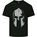 Gym Spartan Helmet Bodybuilding Fitness Mens Cotton T-Shirt Tee Top Black