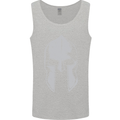Gym Spartan Helmet Bodybuilding Fitness Mens Vest Tank Top White