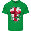 Gym St. George's Cross English Flag Muscles Kids T-Shirt Childrens Irish Green