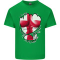 Gym St. George's Cross English Flag Muscles Mens Cotton T-Shirt Tee Top Irish Green