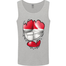 Gym The Austrian Flag Ripped Muscles Austia Mens Vest Tank Top Sports Grey