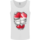 Gym The Austrian Flag Ripped Muscles Austia Mens Vest Tank Top White