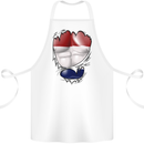 Gym The Dutch Flag Ripped Muscles Holland Cotton Apron 100% Organic White