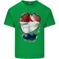 Gym The Dutch Flag Ripped Muscles Holland Kids T-Shirt Childrens Irish Green