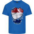 Gym The Dutch Flag Ripped Muscles Holland Kids T-Shirt Childrens Royal Blue
