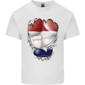 Gym The Dutch Flag Ripped Muscles Holland Kids T-Shirt Childrens White