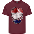 Gym The Dutch Flag Ripped Muscles Holland Mens Cotton T-Shirt Tee Top Maroon