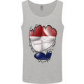 Gym The Dutch Flag Ripped Muscles Holland Mens Vest Tank Top Sports Grey
