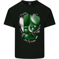 Gym The Pakistan Flag Ripped Muscles Effect Kids T-Shirt Childrens Black