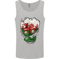Gym The Welsh Flag Ripped Muscles Wales Mens Vest Tank Top Sports Grey