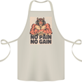 Gym Tiger No Pain No Gain Training Top Cotton Apron 100% Organic Natural