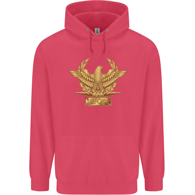 Gym Training Top Bodybuilding SPQR Childrens Kids Hoodie Heliconia