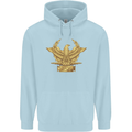 Gym Training Top Bodybuilding SPQR Childrens Kids Hoodie Light Blue