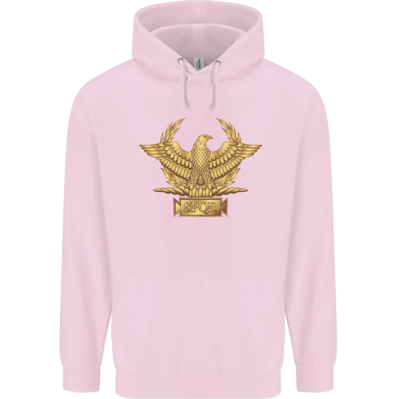 Gym Training Top Bodybuilding SPQR Childrens Kids Hoodie Light Pink