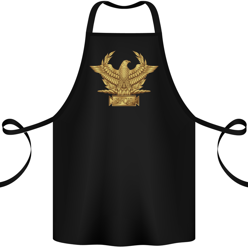 Gym Training Top Bodybuilding SPQR Cotton Apron 100% Organic Black