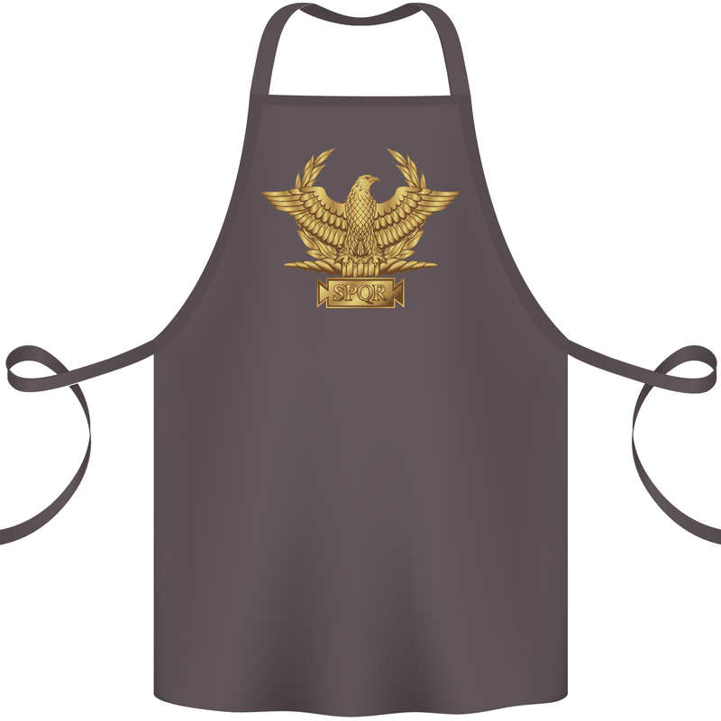 Gym Training Top Bodybuilding SPQR Cotton Apron 100% Organic Dark Grey