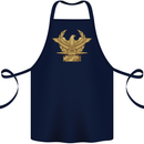 Gym Training Top Bodybuilding SPQR Cotton Apron 100% Organic Navy Blue