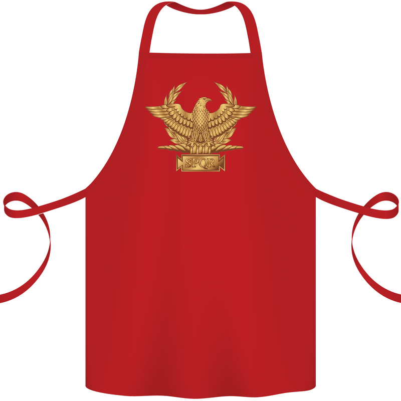 Gym Training Top Bodybuilding SPQR Cotton Apron 100% Organic Red