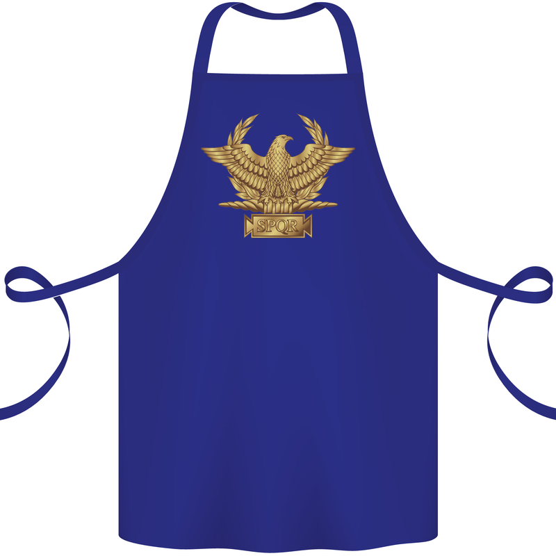 Gym Training Top Bodybuilding SPQR Cotton Apron 100% Organic Royal Blue