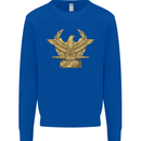 Gym Training Top Bodybuilding SPQR Kids Sweatshirt Jumper Royal Blue
