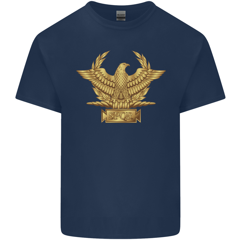 Gym Training Top Bodybuilding SPQR Kids T-Shirt Childrens Navy Blue