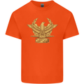 Gym Training Top Bodybuilding SPQR Kids T-Shirt Childrens Orange