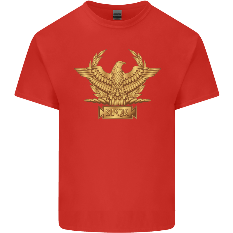 Gym Training Top Bodybuilding SPQR Kids T-Shirt Childrens Red